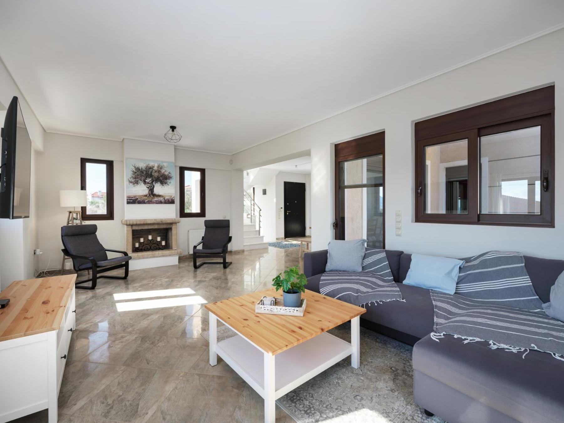 Galina'S Greek House Villa อาร์เตมีดา ภายนอก รูปภาพ